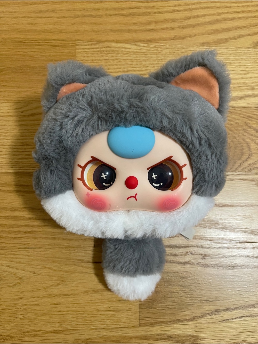 Baby Three Cat Plush Pouch